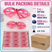 Fabricant de lunettes LED en forme de cœur, lunettes lumineuses personnalisées pour les organisateurs d'événements, les promotions et les cadeaux
