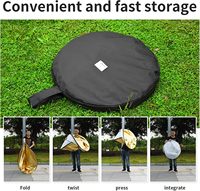 Réflecteur de lumière photo pliable Godox 59"x79"/150x200cm 5-en-1 ovale multi-disques avec sac de transport