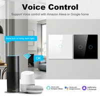 Interruptor Inteligente Zigbee RKHK, Alternativa sin Neutro, con Control por Voz