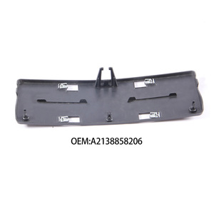 Mercedes-Benz E-Class W213 Bumper License Plate Frame A2138858206 Plastic Hook Type 200 Mm Hole Distance - Product Image 1