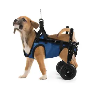 Sedia a rotelle regolabile per cani per animali domestici ausilio per la mobilità di piccoli animali domestici con zampe posteriori paralizzate cane carrello per animali domestici/Doggie sedie a rotelle