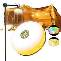 Camping en plein air Guirlande Lumineuse Étanche 32.8FT 4 1 Modes Essentiel Cadeau de Noël pour Awn Tente Cour Jardin Randonnée Vacances