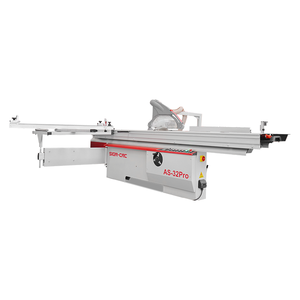 Machine à travailler le bois multifonctionnelle, <span class=keywords><strong>scie</strong></span> à <span class=keywords><strong>table</strong></span> coulissante AS-32 <span class=keywords><strong>Pro</strong></span> 2800/3200 mm, <span class=keywords><strong>table</strong></span> coulissante avec lame de <span class=keywords><strong>scie</strong></span> à levage électrique - Product Image 1