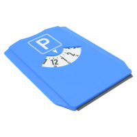 Disque de stationnement en plastique OEM avec grattoir à glace Disque de stationnement Horloge de stationnement automatique