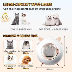 EUR PET Prodotti per la Pulizia e la Toelettatura degli Animali Domestici, Asciugatore Intelligente per Animali, Grande Armadio Professionale per l'Asciugatura del Pelo di Gatti, Gabbia di Asciugatura per Gatti - Product Image 3