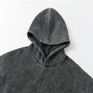 Acid Wash Hoodie Unisex Oversized Vintage Heavyweight Distress Washed Hoodies para Mujeres Hombres Unisex Hoodies - Product Image 1