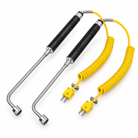 Probe Termokopel Tipe-K Permukaan Genggam IP65 Baja Tahan Karat 60mm NR-81533A /81531A/81532A/OEM ODM
