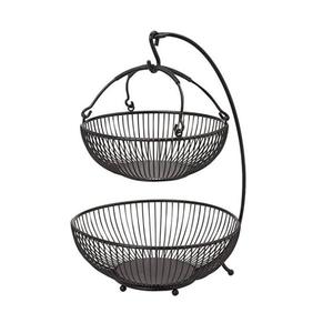 Support de corbeille à fruits et bol décoratif en métal parfait pour les collations aux fruits et légumes articles ménagers - Product Image 3