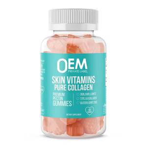 Gomitas de Vitaminas para el Cabello y la Piel de Marca Privada, Gomitas de Biotina Pura y Colágeno, Gomitas de Vinagre de Sidra de Manzana - Product Image 3