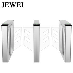 Lector de código QR de puerta de barrera oscilante a prueba de lluvia para exteriores rápido con acero inoxidable IP54 utilizado en parques y pasadizos de construcción - Product Image 1