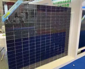 Fabriqué en Chine 2200*2000*4 + 4mm BIPV panneau solaire verre 650w panneau solaire bipv solaire