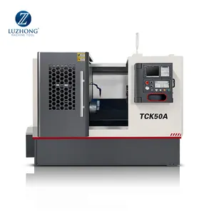 FANUC שולחן עבודה מחרטה c ציר ישיר כונן TCK50A שוויצרי סוג cnc מחרטה מכונת