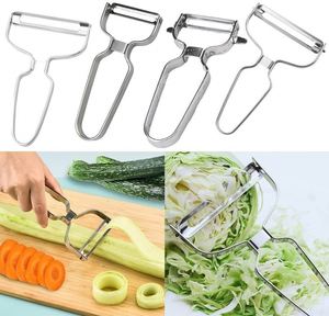 Cortador de Frutas Multifuncional de Acero Inoxidable, Pelador, Rallador Manual, Diseño Creativo para el Hogar y la Cocina, Uso Eficiente de Vegetales y Alimentos - Product Image 3