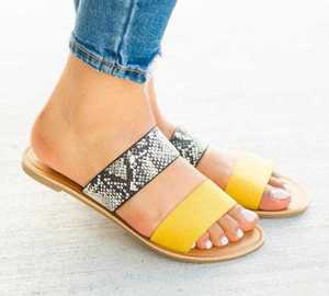 Taglie forti da donna 2020 primavera nuova moda estate scarpe basse <span class=keywords><strong>sandali</strong></span> da donna <span class=keywords><strong>sandali</strong></span> in pelle <span class=keywords><strong>di</strong></span> gladiatore - Product Image 3