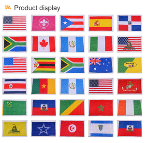 Banderas Personalizadas para Ventanas de Auto, 100% Poliéster, Banderas Azeríes Resistentes y Duraderas en Oferta - Product Image 4