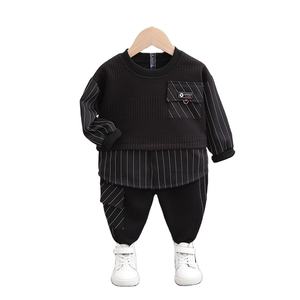 Conjunto de Ropa Casual de Invierno para Bebés, Conjuntos de Pantalones y Camisetas de Punto para Niños, Hechos en China - Product Image 1