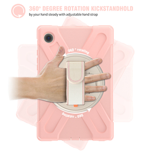 Funda Protectora de Silicona con Diseño de Armadura de Rotación de 360 Grados, Resistente a Impactos, con Correa para <span class=keywords><strong>Samsung</strong></span> Galaxy <span class=keywords><strong>Tab</strong></span> <span class=keywords><strong>A8</strong></span> 10.5 <span class=keywords><strong>2022</strong></span> - Product Image 4