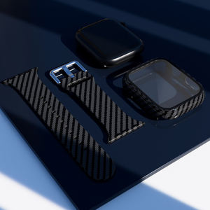 Correa de reloj de fibra de carbono para <span class=keywords><strong>Apple</strong></span> <span class=keywords><strong>Watch</strong></span> 38 40 41 42 45 49mm funda para <span class=keywords><strong>Watch</strong></span> <span class=keywords><strong>Series</strong></span> 8 <span class=keywords><strong>7</strong></span> 6 SE Ultra 2 IW062 - Product Image 6