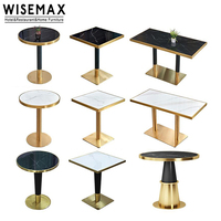 WISEMAX Fournisseur de meubles de restaurant Luxe Moderne Vente en gros Populaire Personnalisé Pieds de table basse Base de table à manger en métal