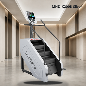 เครื่องออกกำลังกายแบบจำลองการปีนบันไดสำหรับยิมเชิงพาณิชย์ ยี่ห้อ MND Fitness รุ่น Climbing Cardio Machine สำหรับขายส่ง เหมาะสำหรับยิมในริโอเดจาเนโร - Product Image 1