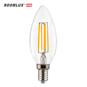 Roomlux E27 E14 E12 <span class=keywords><strong>Dimmable</strong></span> <span class=keywords><strong>LED</strong></span> bóng đèn dây tóc 2 Wát 4 Wát 6 Wát 360 độ 200 ~ 800lm 110-130V lamparas <span class=keywords><strong>LED</strong></span> bóng đèn dây tóc - Product Image 4