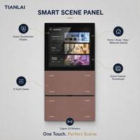 Tianlai M9 Interrupteur Intelligent 4 Gangs 4 Scènes 8 Touches pour Panneau, Downlight, Bande LED, Spot, Film, Home, Away, Zigbee pour Villa