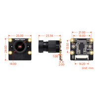 Module de caméra MIS5001 5MP à objectif grand angle, haute sensibilité, faible courant de rétroéclairage, compatible avec les cartes de la série RV1106 Luckfox Pico