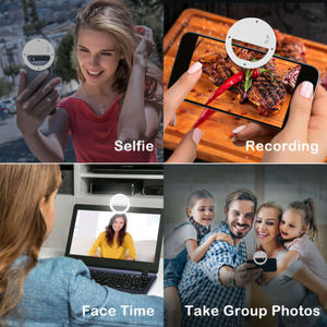 Phổ AA pin Selfie vòng Vòng Flash điện thoại di động 36 LED Selfie LED Đèn sáng vòng <span class=keywords><strong>clip</strong></span> cho tất cả thông minh trau dồi - Product Image 6