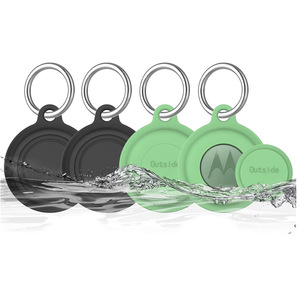 Custodia Protettiva Impermeabile in Silicone Personalizzata per Localizzatore GPS, Collare per Cani, con Portachiavi - Product Image 1