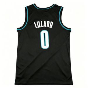 Vente Flash 2026 # <span class=keywords><strong>Maillot</strong></span> de basket-ball <span class=keywords><strong>Damian</strong></span> <span class=keywords><strong>Lillard</strong></span> cousu rétro pour hommes S-2XL - Product Image 3