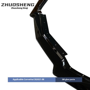 ชุดแต่งขอบกันชนหน้าลายคาร์บอนสีดำเงา รุ่น Modified C8 CS สำหรับ ZL1 C8 Front Lip Modi - Product Image 5