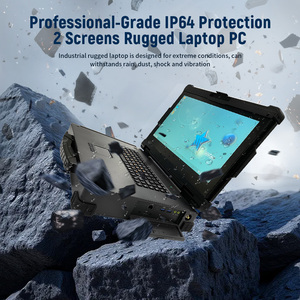 Custom OEM 15.6 Inch IP65 Waterproof Core I7 I9 16GB <b>RAM</b> Industrial Dual-screen Portable Rugged Laptop Core I7 - Product Image 2