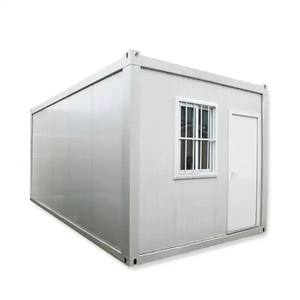 20ft pieghevole prefabbricato casa contenitore Mobile cabina modulare per alloggi temporanei - Product Image 1