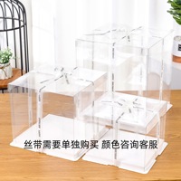 Boîte à gâteau transparente 16 pouces