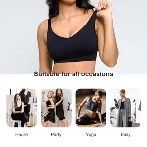 Hexin Top Sale Seamless Bra Set Deep Cup Full Coverage Bra Hides Back Fat Breast Lift Plus Size Sports Bra And Panties Sets