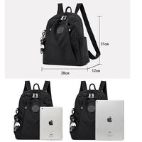 Sac à dos tendance pour femme, sac à dos de marque de créateur en nylon, cartable à double ou simple bandoulière, design convertible