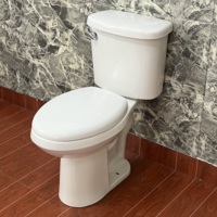 Cupc ADA 1.28GPF Bas Débit Double Chasse Deux Pièces Salle De Bains Cuvette De Toilette 1000g Vitreux Chine S Piège En Céramique Matériel