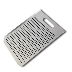 Planche perforée pour <span class=keywords><strong>pizza</strong></span> à base de pain plat, planche à <span class=keywords><strong>pizza</strong></span> style romain, pelle à <span class=keywords><strong>pizza</strong></span> avec pelle de retournement sans poignée - Product Image 5