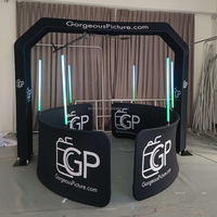 Nouvelle Offre Spéciale : Cabine Photo Portable 360° Rotative pour iPad, Construction Métallique, Télécommande, Idéale pour Mariages et Événements