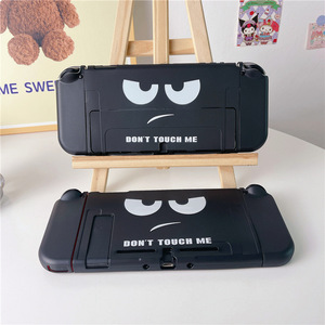 <span class=keywords><strong>Expression</strong></span> de dessin animé drôle pour nintendo switch oled case split console de jeu shell soft ns housse de protection protection contre les chutes - Product Image 1