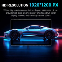 Autoradio universel 2Din 13 pouces 1920*1200 Écran tactile Navigation GPS avec CarPlay Android Auto, BT5.4, 4G, DSP & RDS