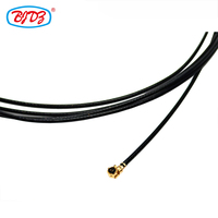 Câble d'extension coaxial RF pour antenne, assemblage usine QMA femelle à filetage traversant vers UFL U.FL MHF femelle droite 1.13mm 1.37mm
