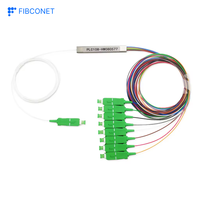 Connecteur optique 1X8, séparateur PLC à fibre optique 8 voies, réseaux 4G Wi-Fi 3G - Mini séparateur à fibre optique en cassette