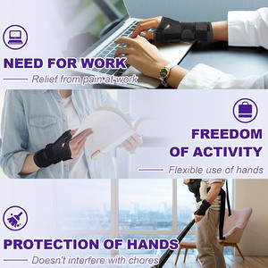 Cổ tay Brace ống cổ tay với ngón tay cái hỗ trợ bảo vệ cổ tay cho viêm khớp dây chằng chấn thương de quervain của tenosynovitis phụ nữ và nam giới - Product Image 6