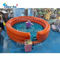 5m dia mécanique rodéo taureau tauromachie machine gonflable rebond gonflable taureau rotatif