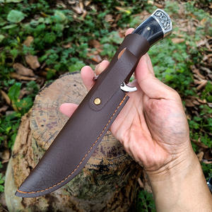 Coltello fisso da caccia industriale con manico Wooder, coltello tascabile portatile in acciaio inossidabile resistente per campeggio all'aperto, manico in Nylon - Product Image 6