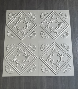 Panneaux muraux en <span class=keywords><strong>PVC</strong></span> à effet bois pour la décoration intérieure, plusieurs designs, revêtement mural et de plafond - Product Image 3
