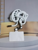 Nouvelle lanière de bandoulière de téléphone portable en nylon réglable sangle de corde de cas de téléphone portable pour tous les Iphone avec lanière de patch