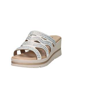 Sandalias de Plataforma para Mujer Valleverde, Color Plateado, Tacón de 6 cm, Talla 36 - Product Image 5