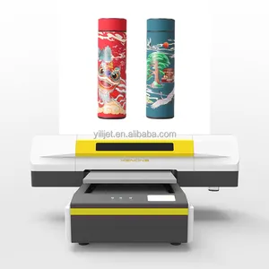 uv printing for round bottle on 6090 UV flatbed printer